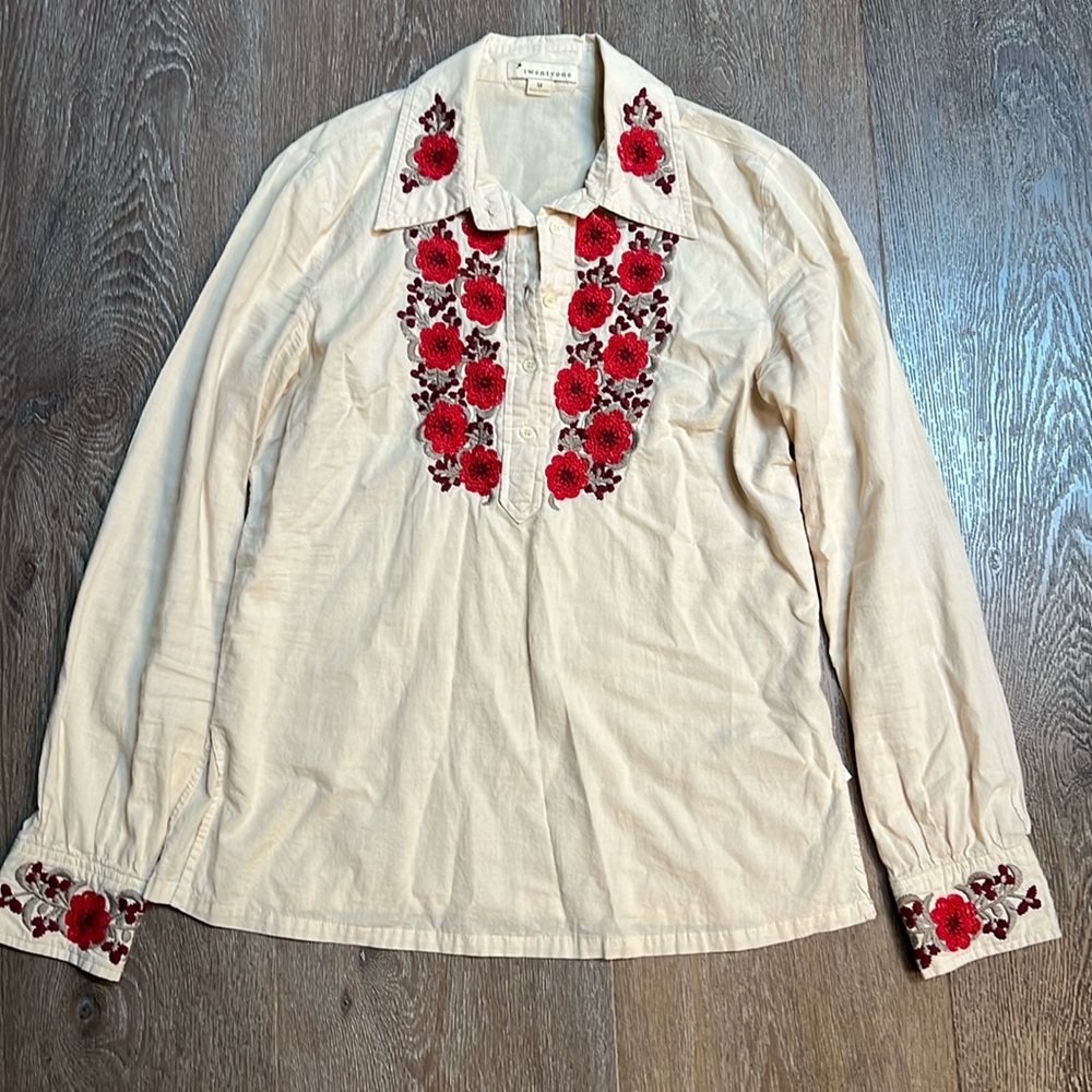 Forever Twenty One Flower Blouse